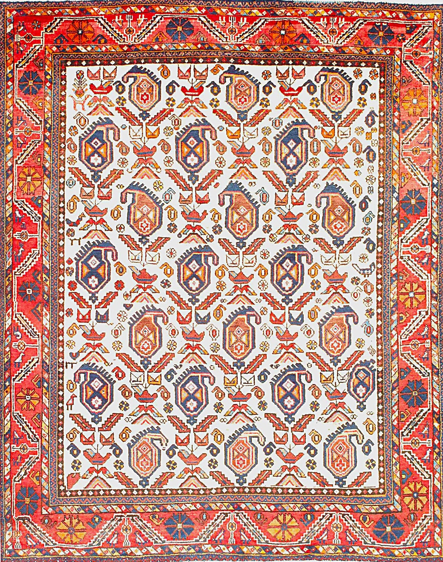 Charming Semi-Antique Rug – Persian Craftsmanship