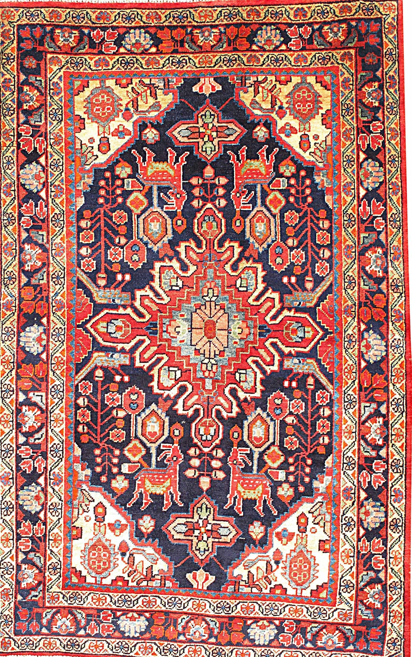 Beautiful Semi-Antique Semi-Antique Rug from Persian