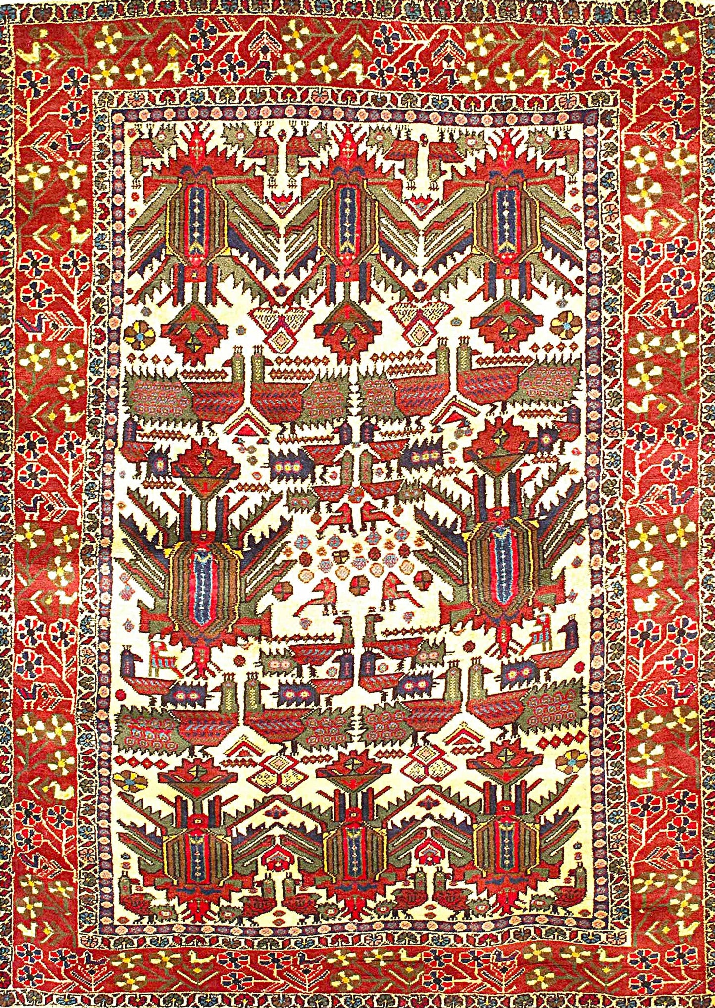 Vintage Sirjan Rug – Semi-Antique Aesthetic