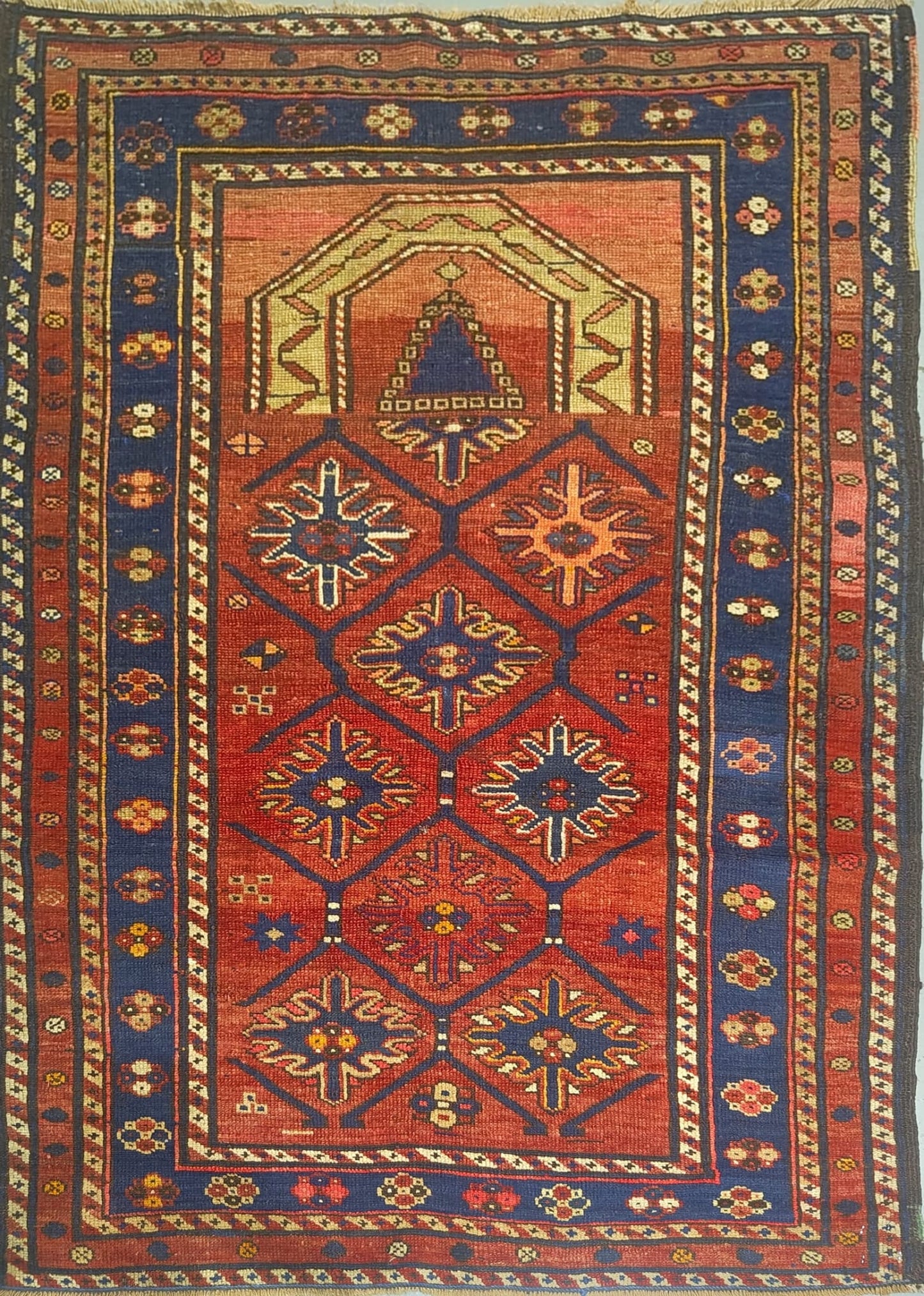 Beautiful Semi-Antique Antique Rug from Caucasian