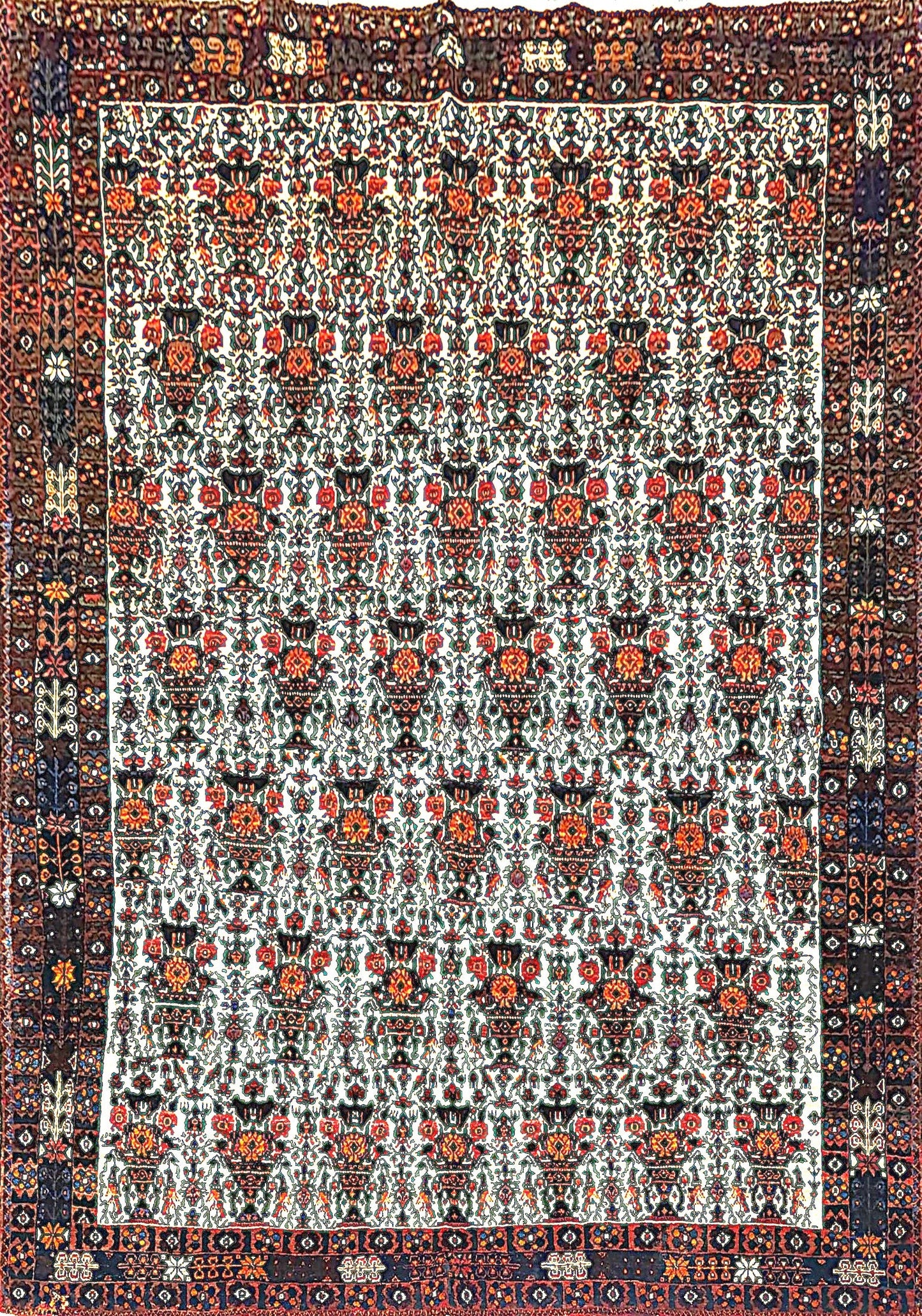 Beautiful Semi-Antique Antique Rug from Persian