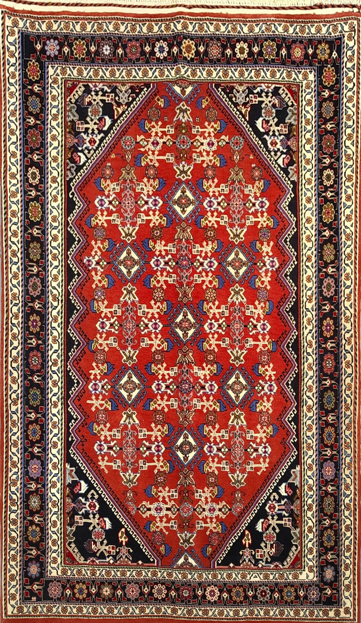 Elegant All-Over Rug – Handmade in Kashkouli