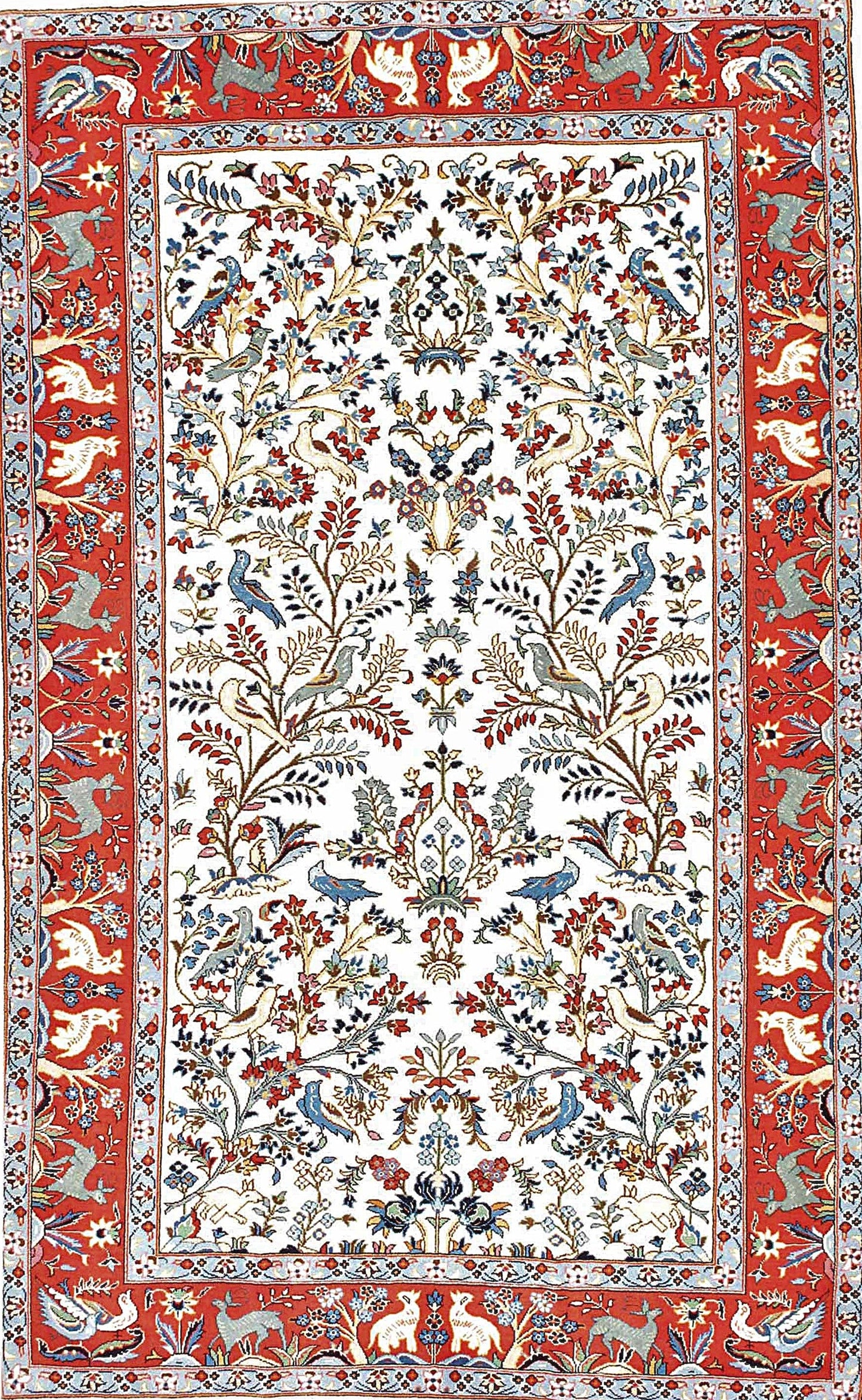 Persian Sarough Rug – All-Over Design