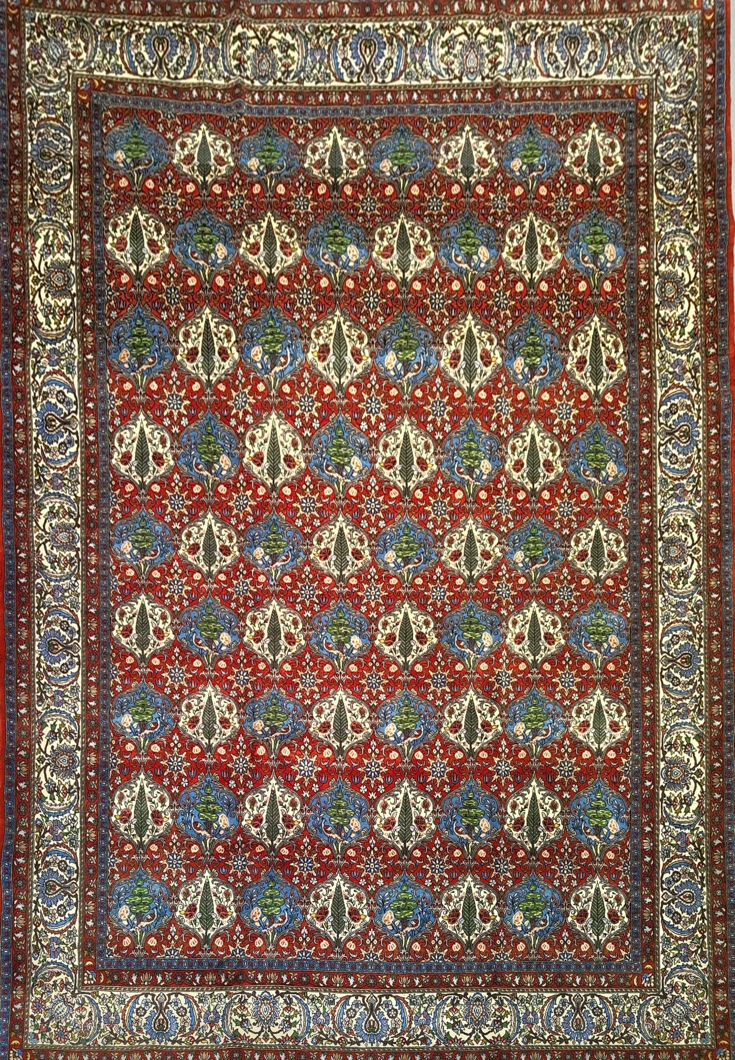 Beautiful Semi-Antique Traditional Rug from Persian