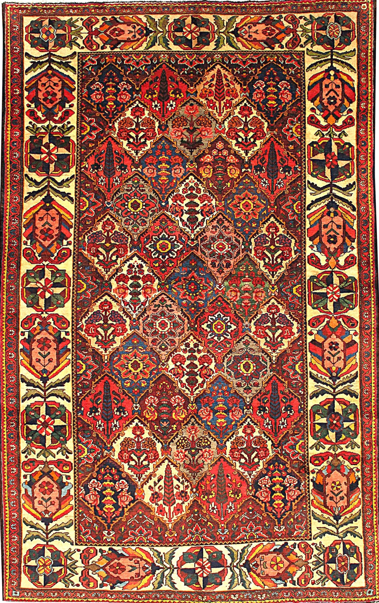 Charming Semi-Antique Rug – Persian Craftsmanship