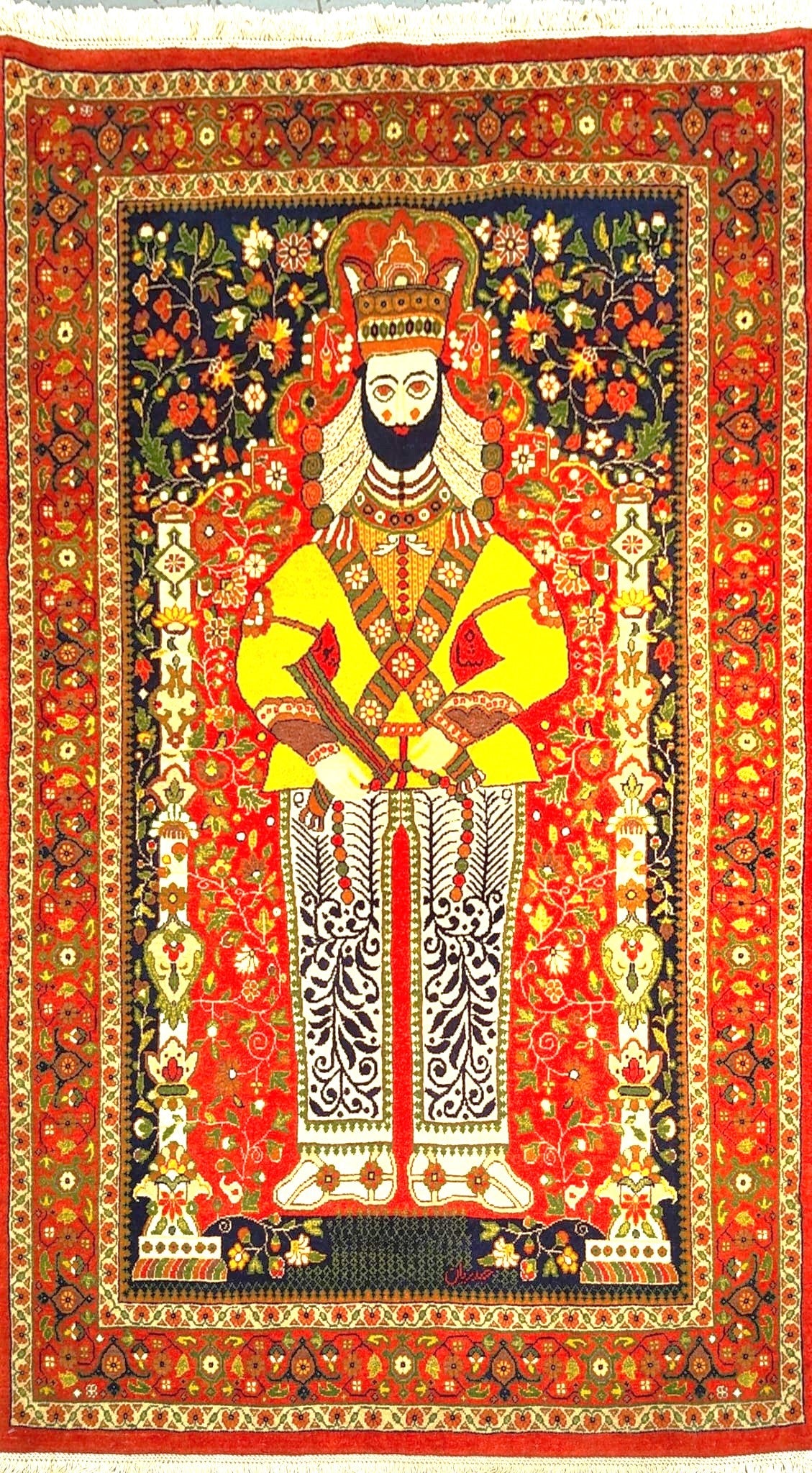 Beautiful Semi-Antique Contemporary Rug from Persian