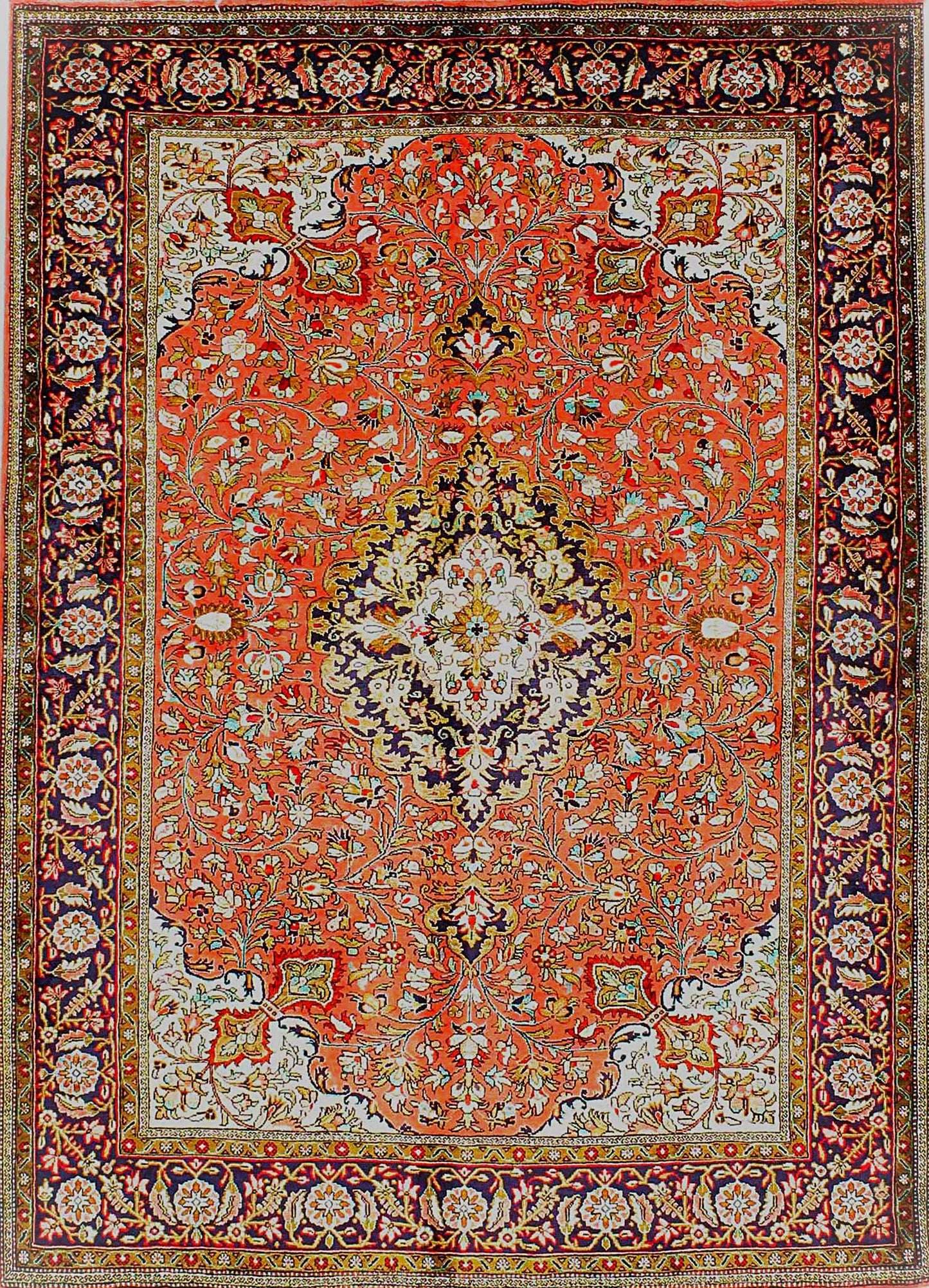 Beautiful Semi-Antique Semi-Antique Rug from Persian