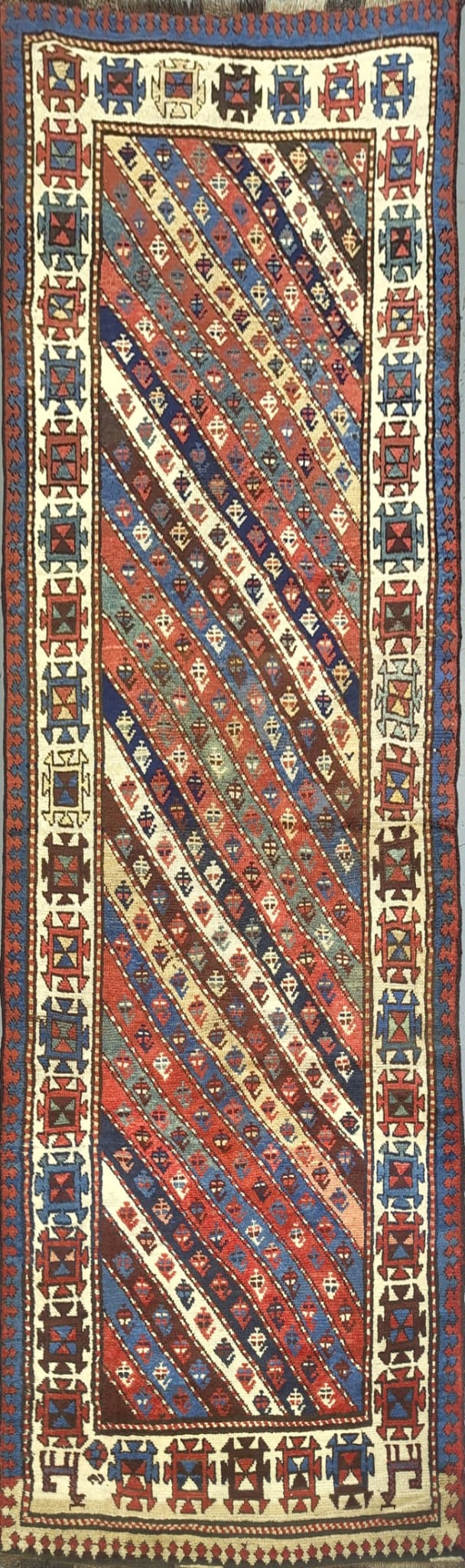 Elegant All-Over Rug – Handmade in Caucasian