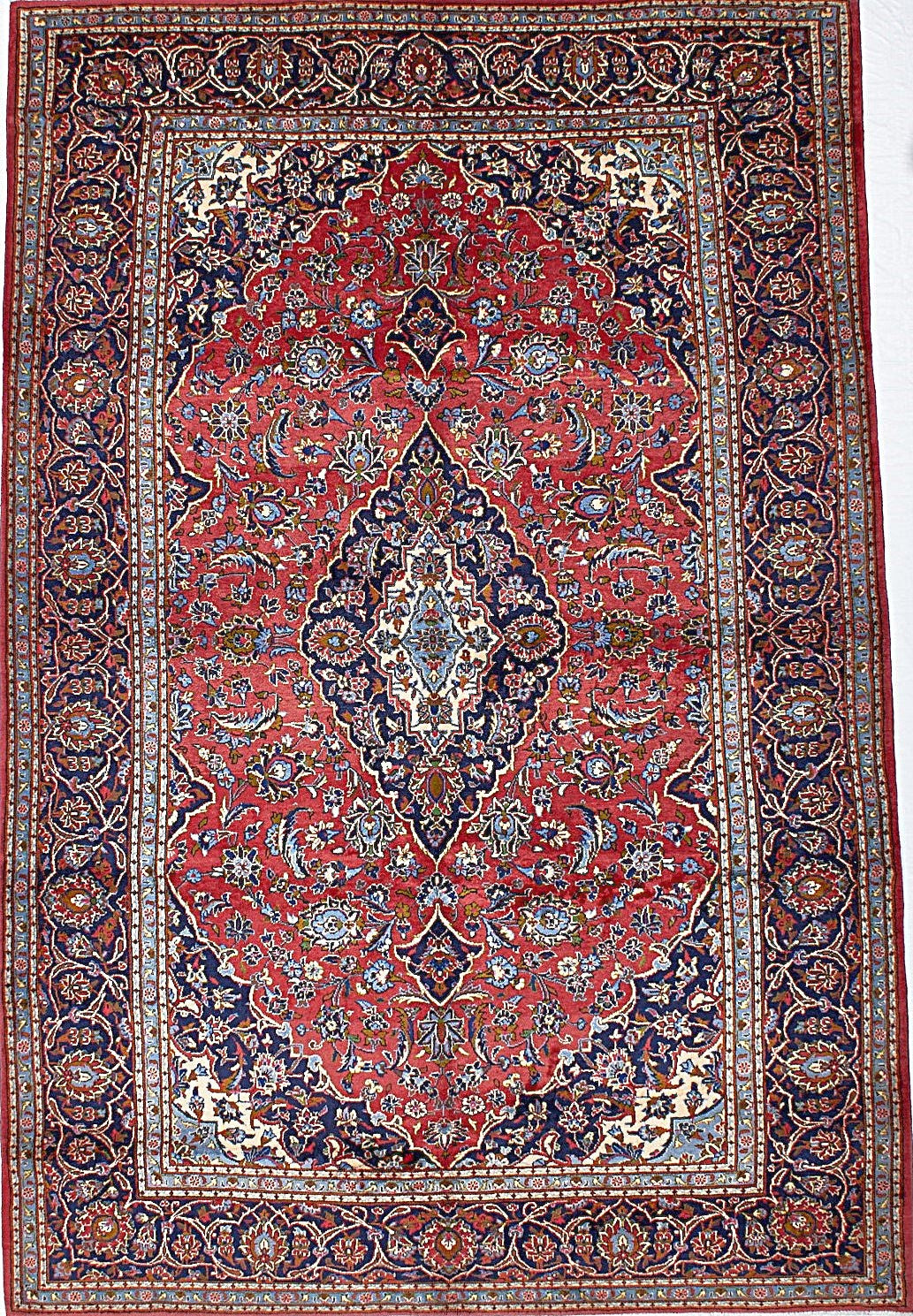 Persian Kashan Rug – Medallion Design