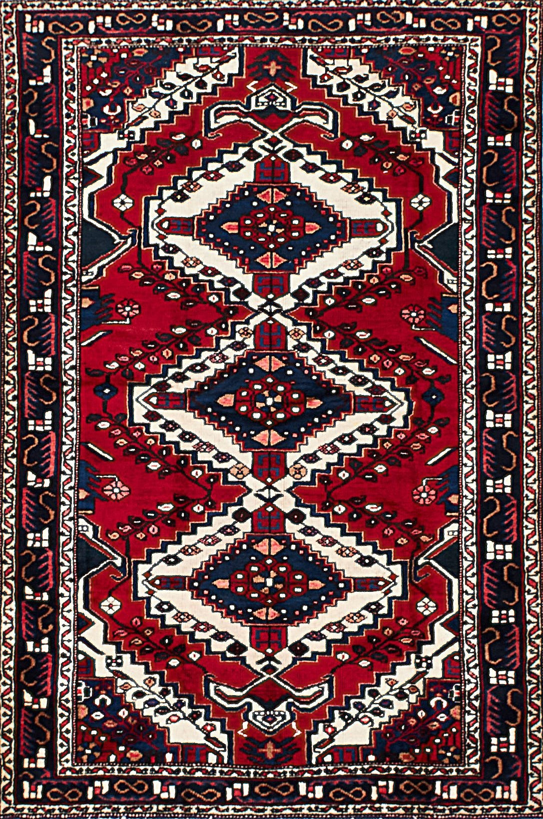 Persian Rug – Traditional Design – 6'5" x 4'2"