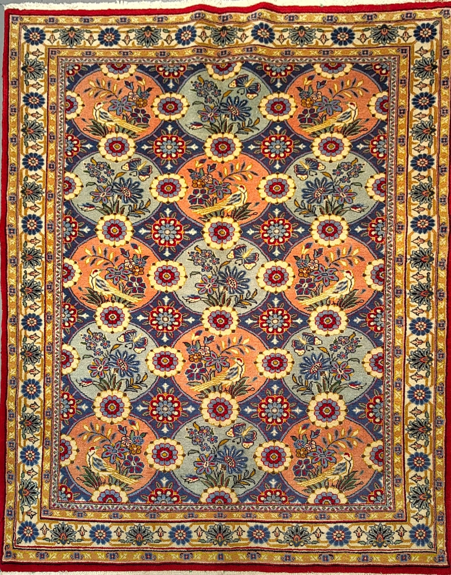 Handwoven Veramin Rug with nan Pattern