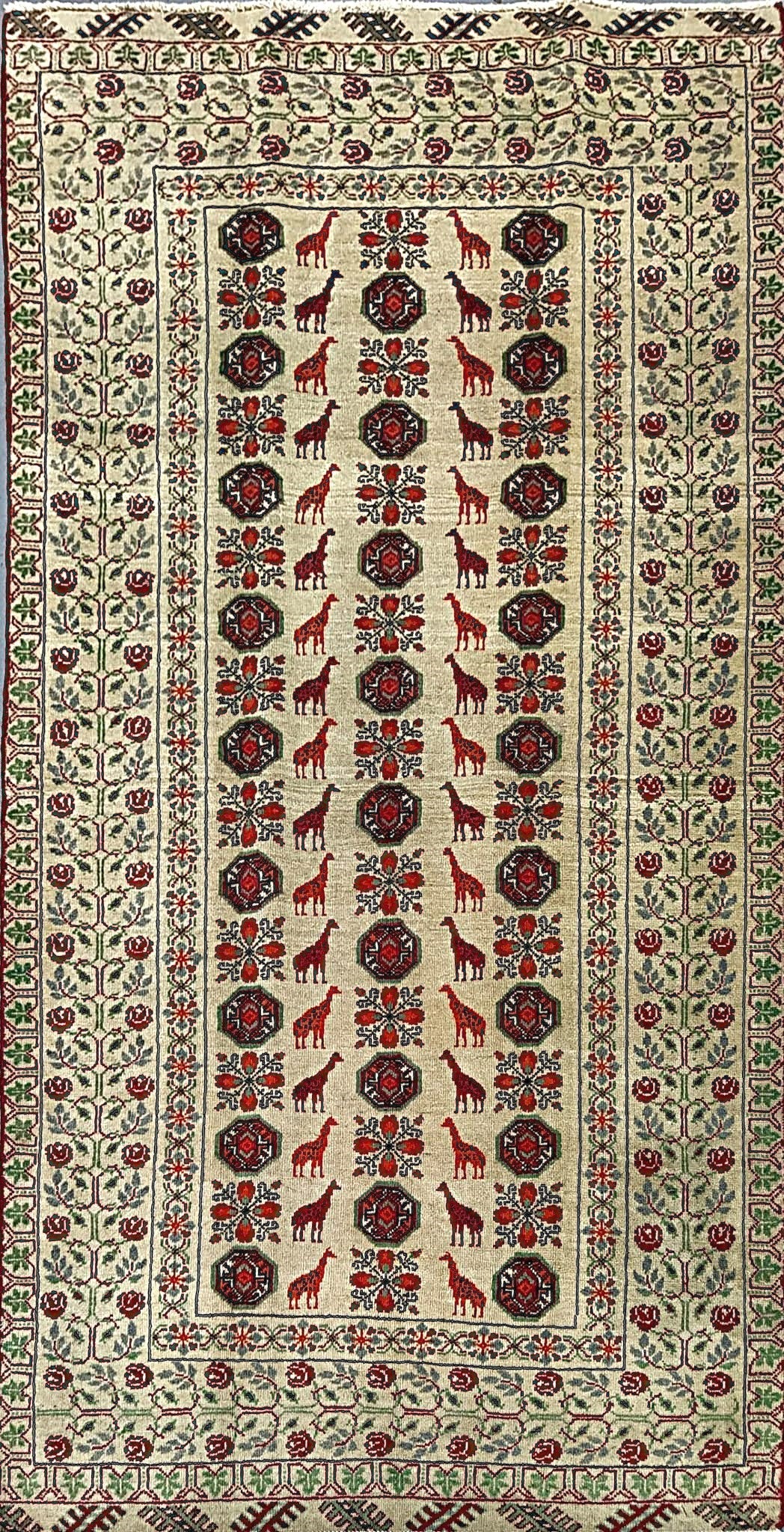 Charming Semi-Antique Rug – Persian Craftsmanship