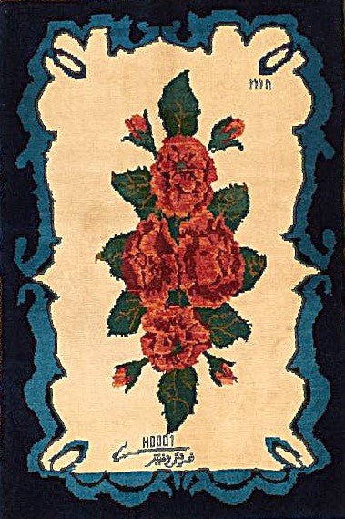 Beautiful Semi-Antique Traditional Rug from Persian