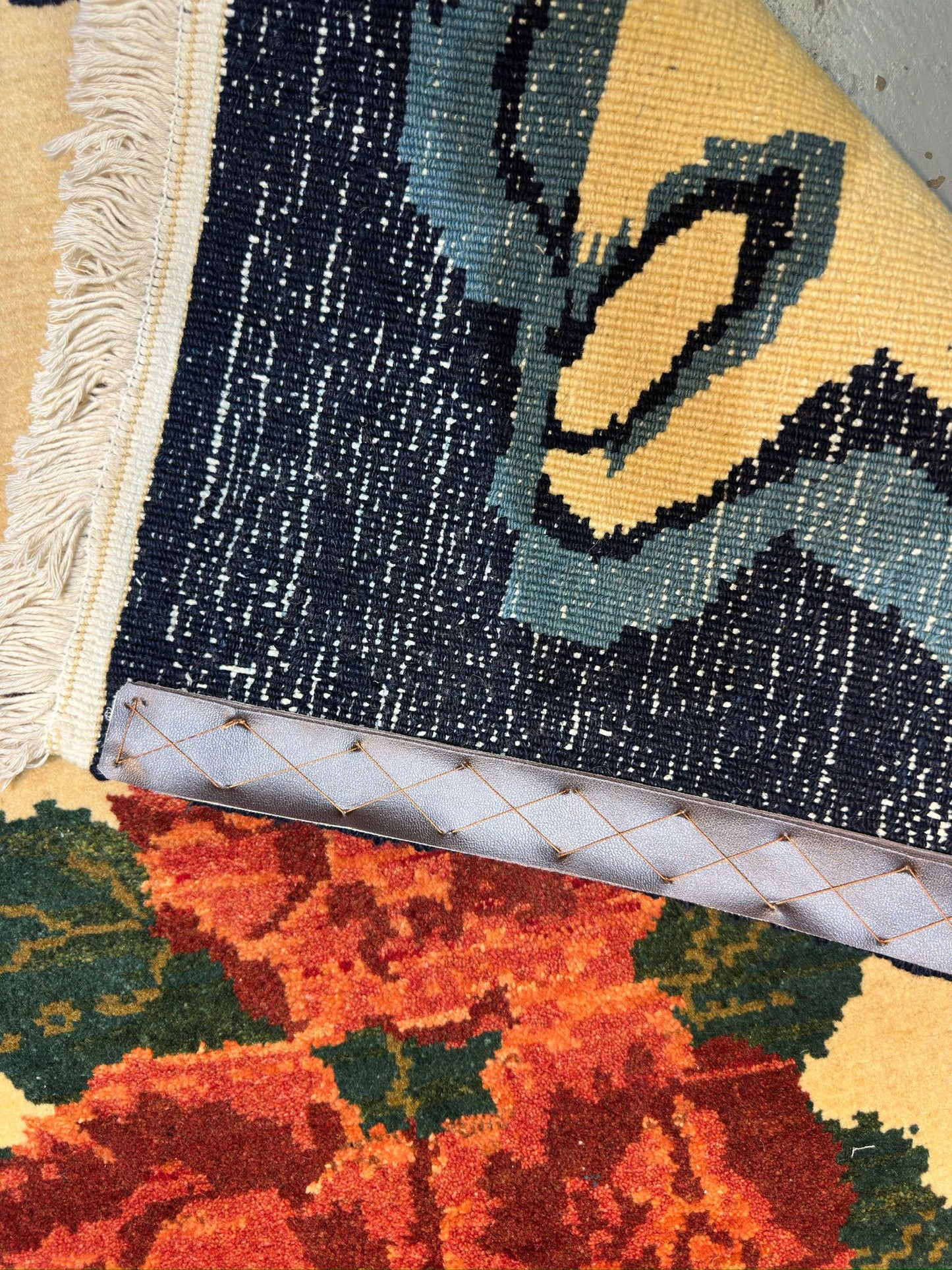 Beautiful Semi-Antique Traditional Rug from Persian