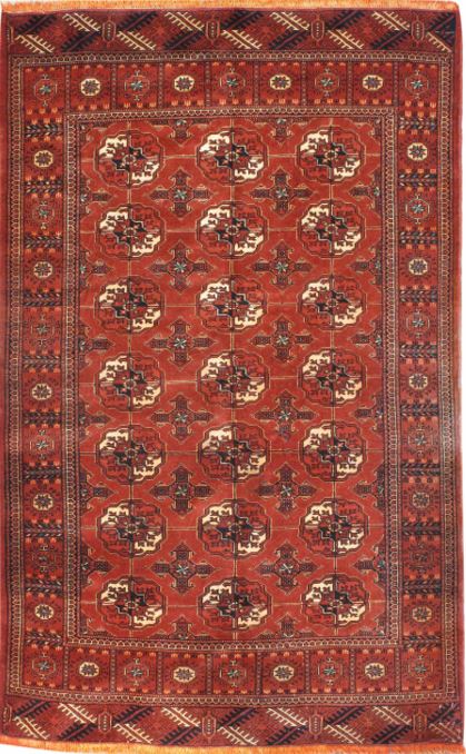 Classic Medallion Rug from Turkoman