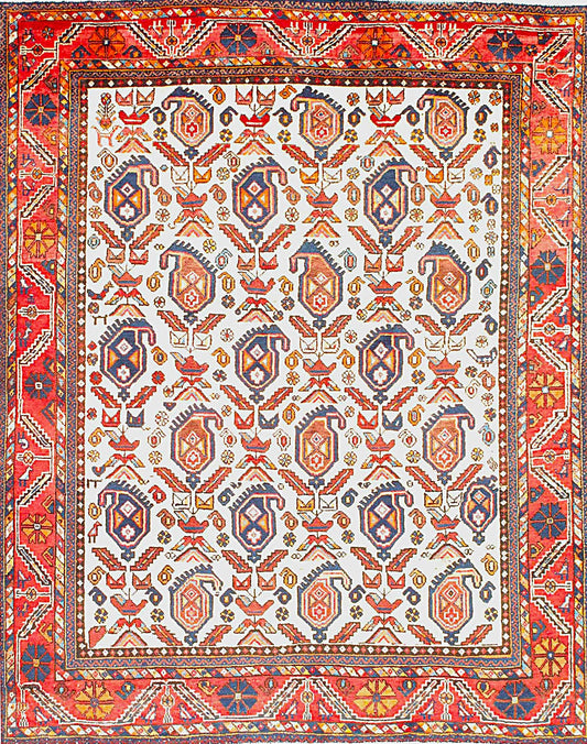 Charming Semi-Antique Rug – Persian Craftsmanship