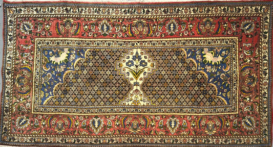 Persian Rug – Semi-Antique Design – 6'11" x 3'7"