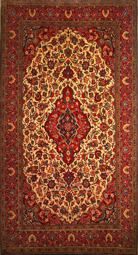 Persian Sarough Rug – Medallion Design