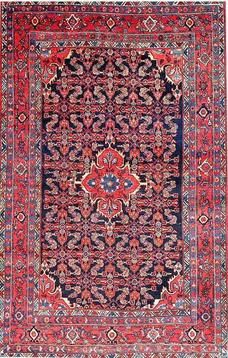 Persian Lilihan Rug – Medallion Design