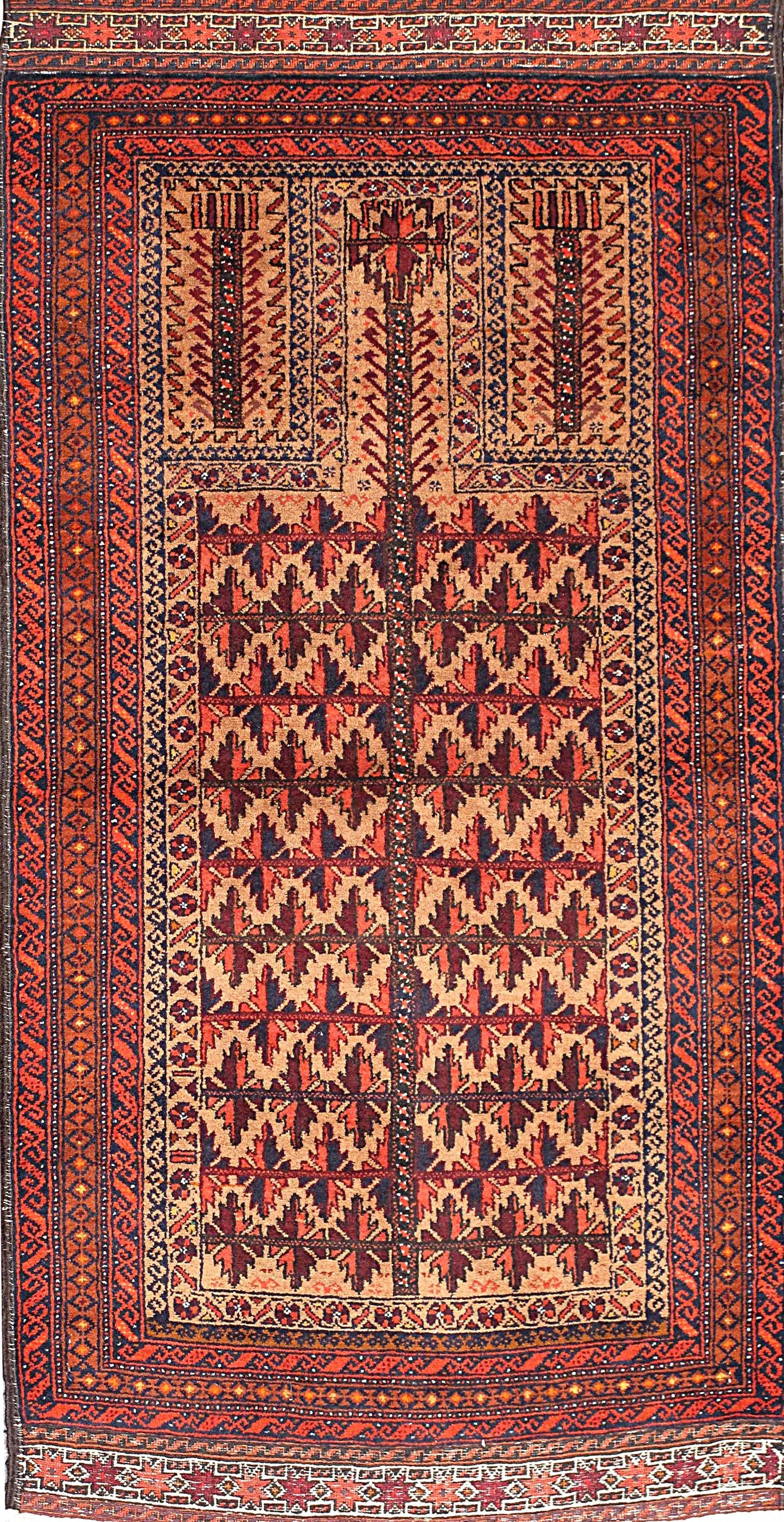 Persian Rug – Semi-Antique Design – 4'6" x 2'4"