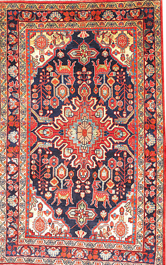 Beautiful Semi-Antique Semi-Antique Rug from Persian
