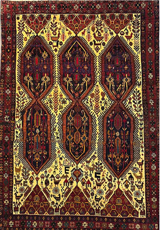 Beautiful Semi-Antique Semi-Antique Rug from Persian