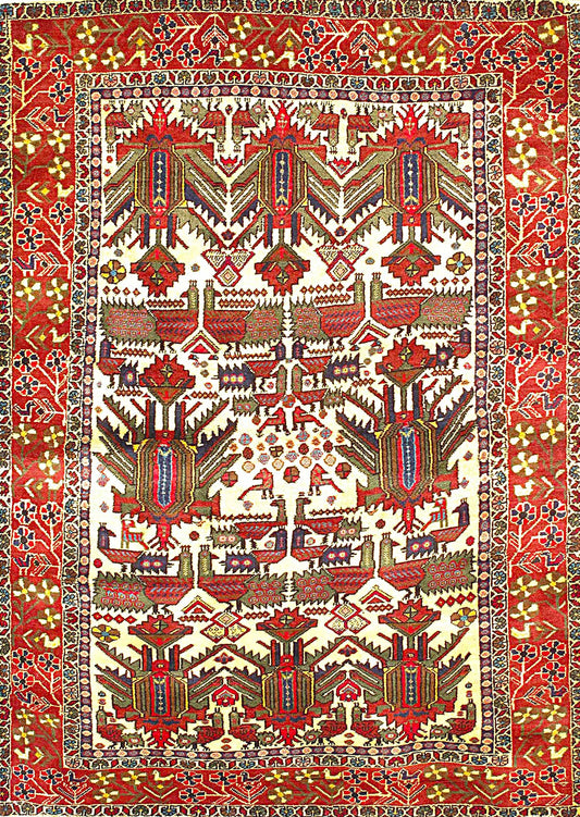 Vintage Sirjan Rug – Semi-Antique Aesthetic