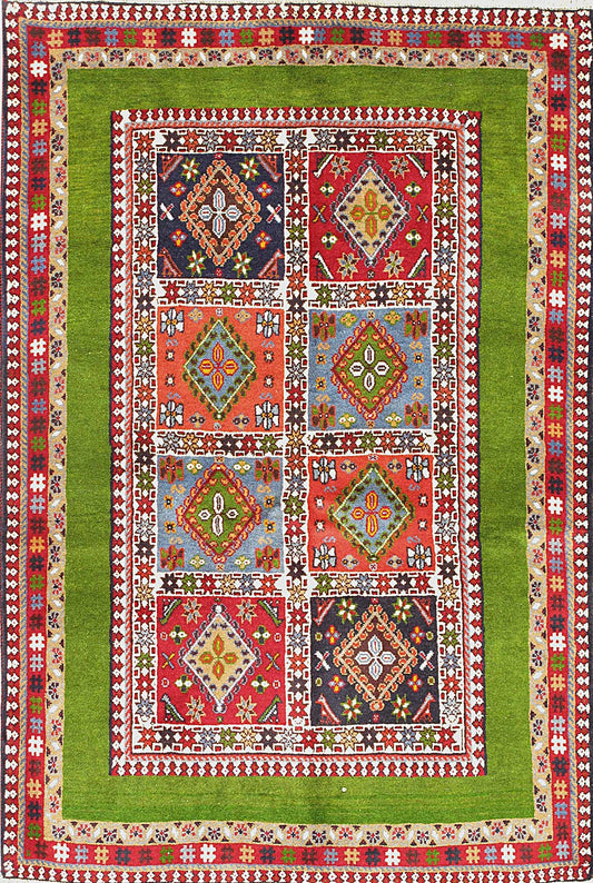 Vintage Yalameh Rug – Semi-Antique Aesthetic