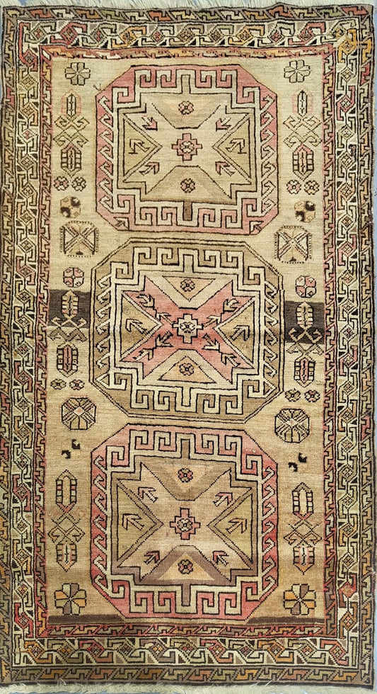 Beautiful Semi-Antique Antique Rug from Caucasian