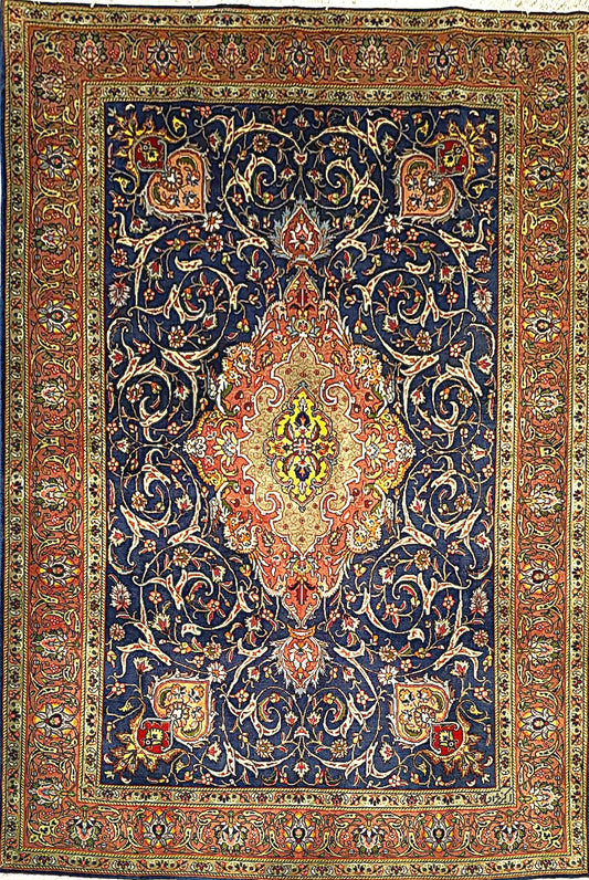 Persian Rug – Semi-Antique Design – 6'5" x 4'7"