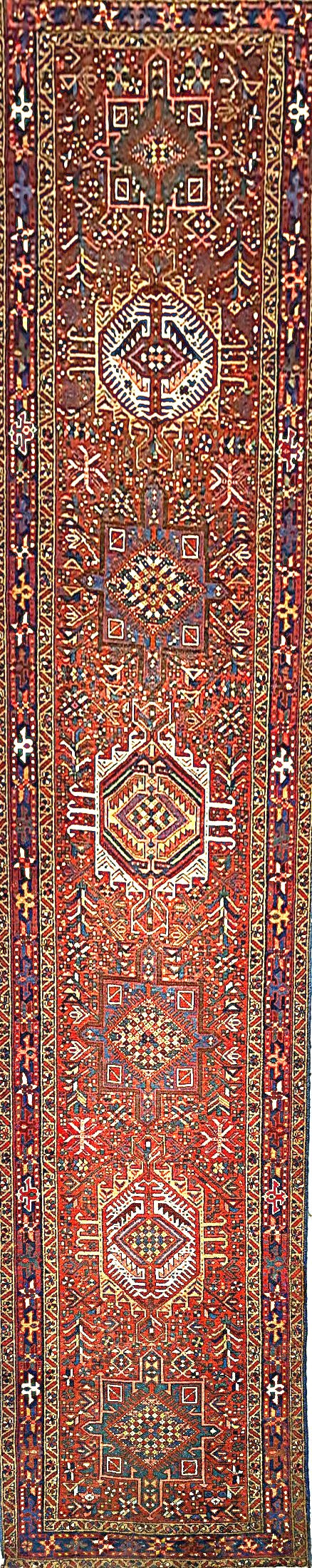 Handwoven Karaja Rug with All-Over Pattern