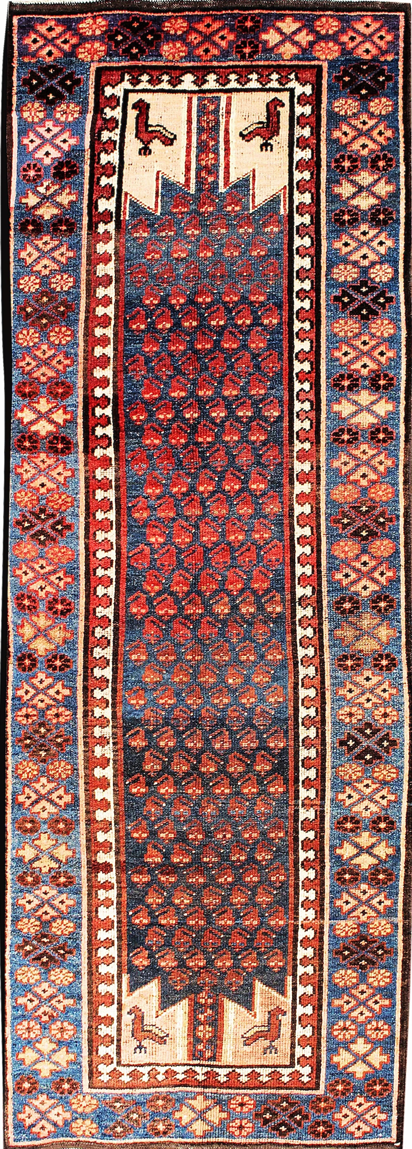 Antique Luri Rug in All-Over Style