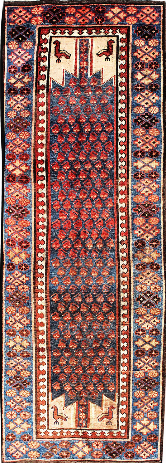 Antique Luri Rug in All-Over Style