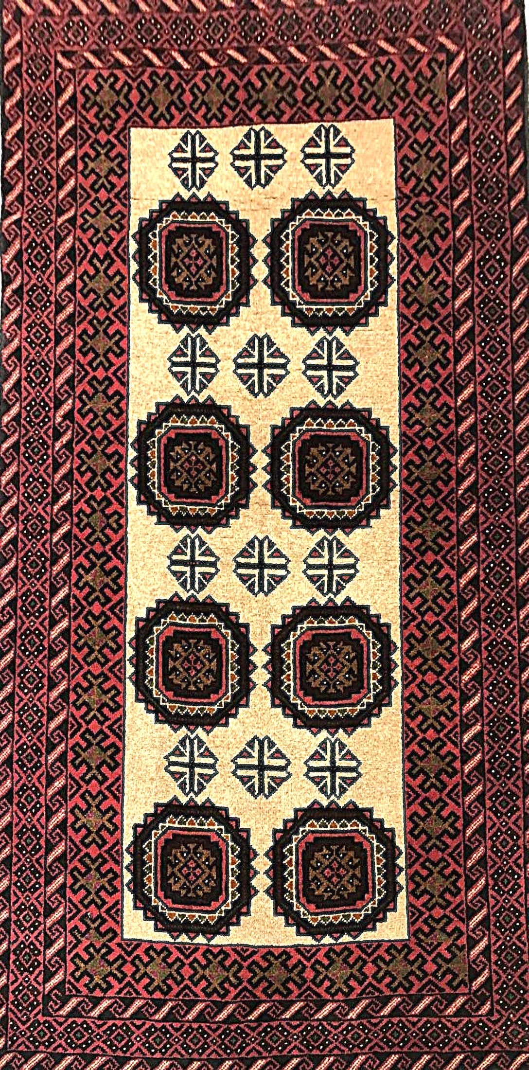 Beautiful Semi-Antique Traditional Rug from Persian