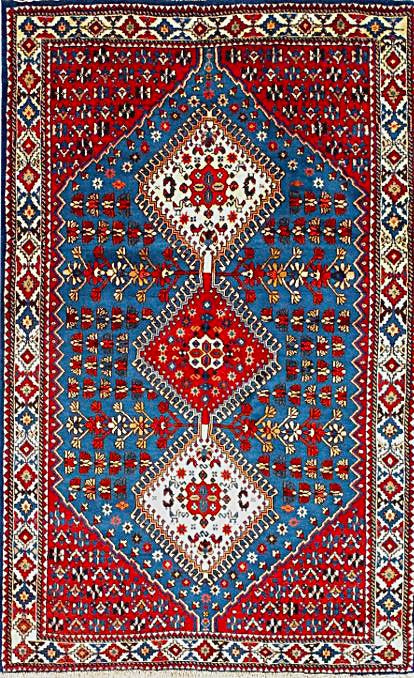 Antique Abadeh Rug in All-Over Style
