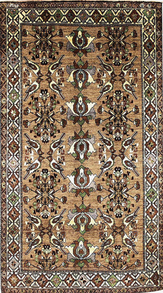 Antique Gabbeh Rug in All-Over Style