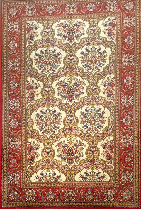 Vintage Qum Rug – Semi-Antique Aesthetic