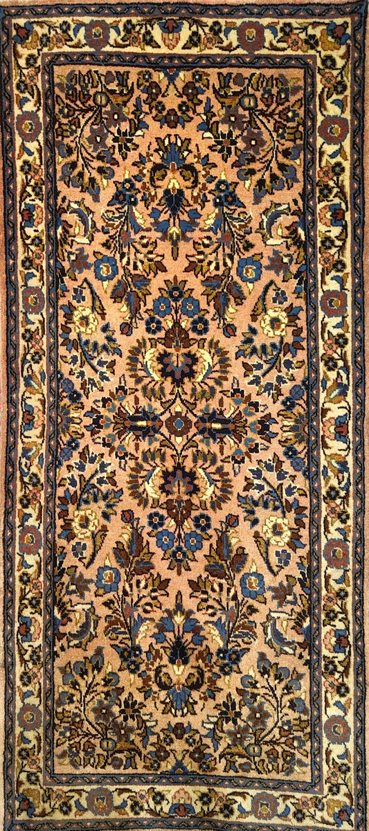 Persian Rug – Semi-Antique Design – 4'2" x 2'0"