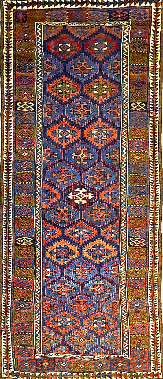 Elegant All-Over Rug – Handmade in Kurdi