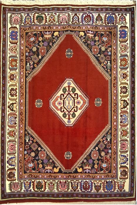 Vintage Kashkouli  Rug – Contemporary Aesthetic