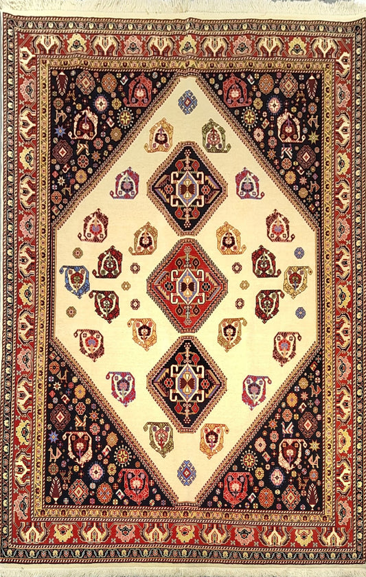 Beautiful Semi-Antique Contemporary Rug from Persian