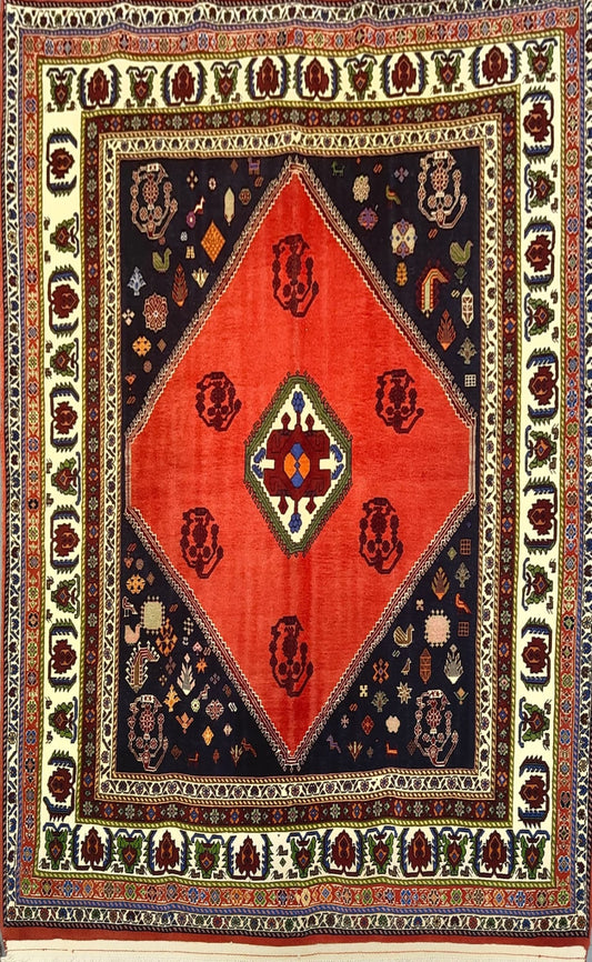Persian Rug – Contemporary Design – 6'8" x 5'6"