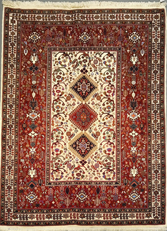 Vintage Kashkouli  Rug – Contemporary Aesthetic