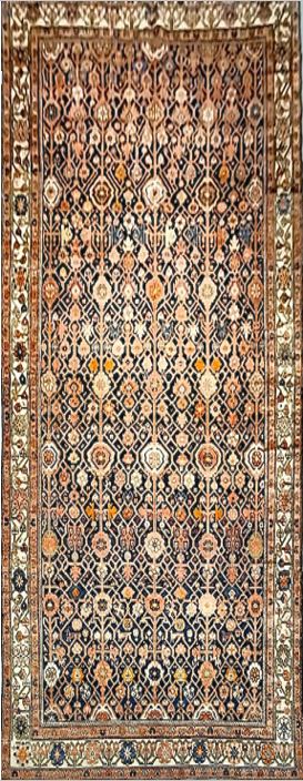 Elegant All-Over Rug – Handmade in Malayer