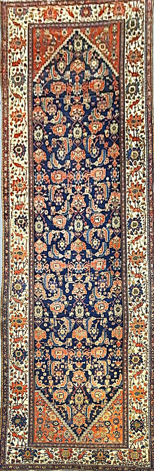 Antique Malayer Rug in All-Over Style