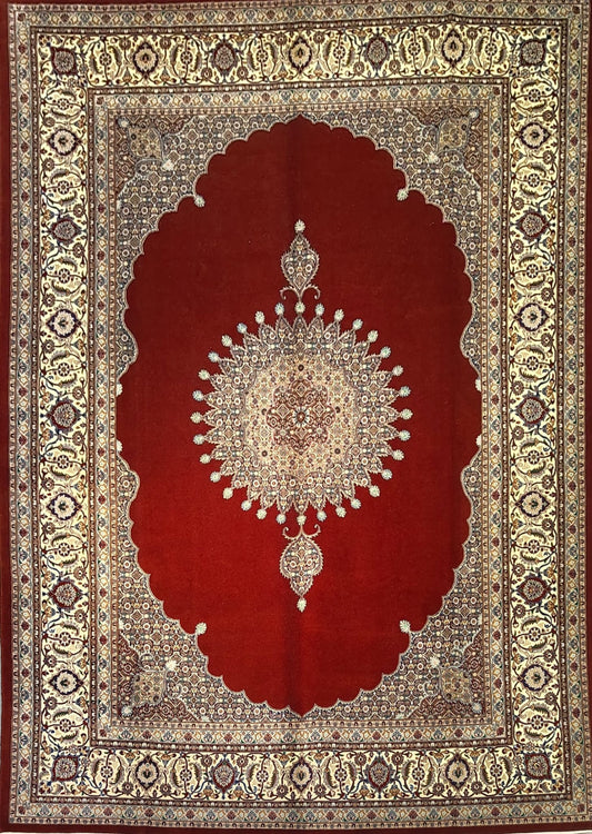 Handwoven Bidjar Rug with Medallion Pattern