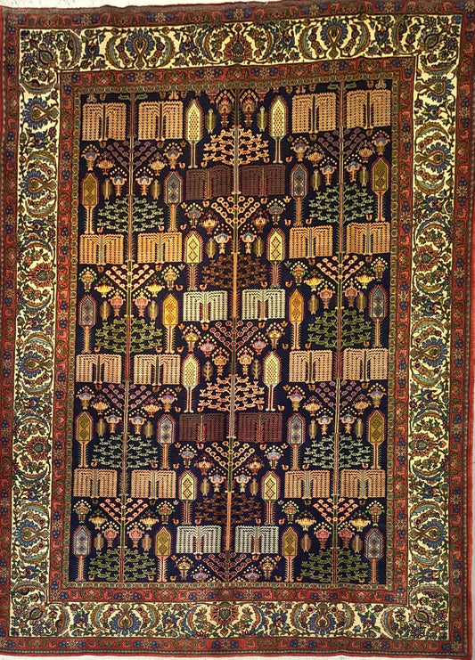Vintage Bakhtiari Rug – Semi-Antique Aesthetic