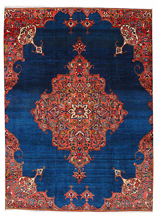 Persian Bakhtiari Rug – Medallion Design