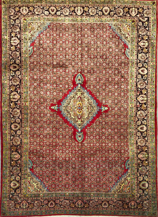 Antique Bidjar Rug in Medallion Style