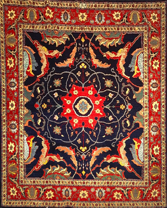 Vintage Senneh Rug – Contemporary Aesthetic